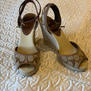 Coach wedges